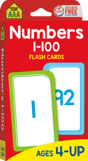 Numbers 1-100 Flash Cards