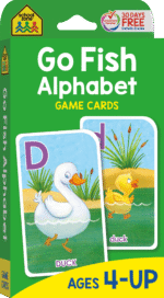 Go Fish Alphabet Game Cards