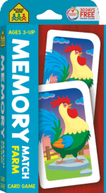 Memory Match Farm Card Game