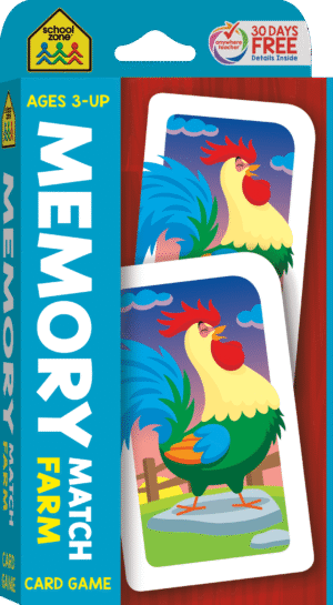 Memory Match Farm Card Game