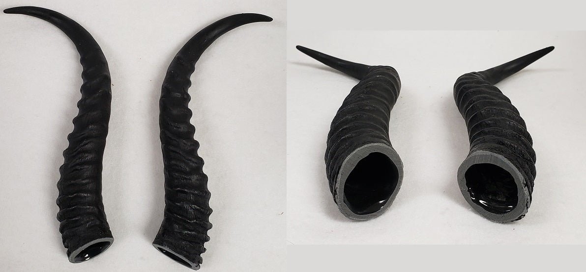Plastic Opaque Springbok Antelope Horns - Image 10