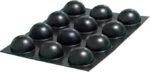 Bump Dots - Black, Large Rounded-Top Round Bump Dots