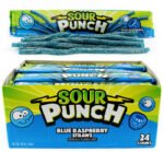 Sour Punch Blue Raspberry Straws 2oz Tray
