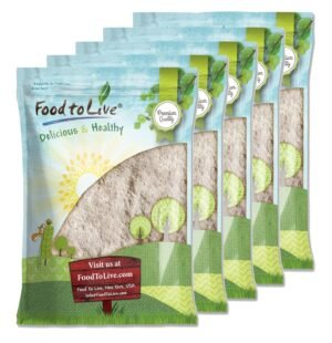 Food to Live Barley Flour, 1 Pound – Fine Powder, Kosher, Vegan, Bulk. Rich in Fiber. Wheat Flour Alternative. Great for Baking. Product of the USA.