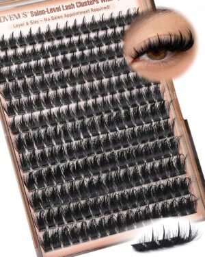 Goddvenus Manga Lash Clusters With Spikes Wispy Cluster Eyelash Extensions Fluffy Anime Eyelashes Clusters Reusable Faux Mink Fairy Individual Lash Extension (D Curve 12-18mm 204 pieces)