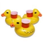 GoFloats Inflatable Drink Holders 3-Pack - Duck