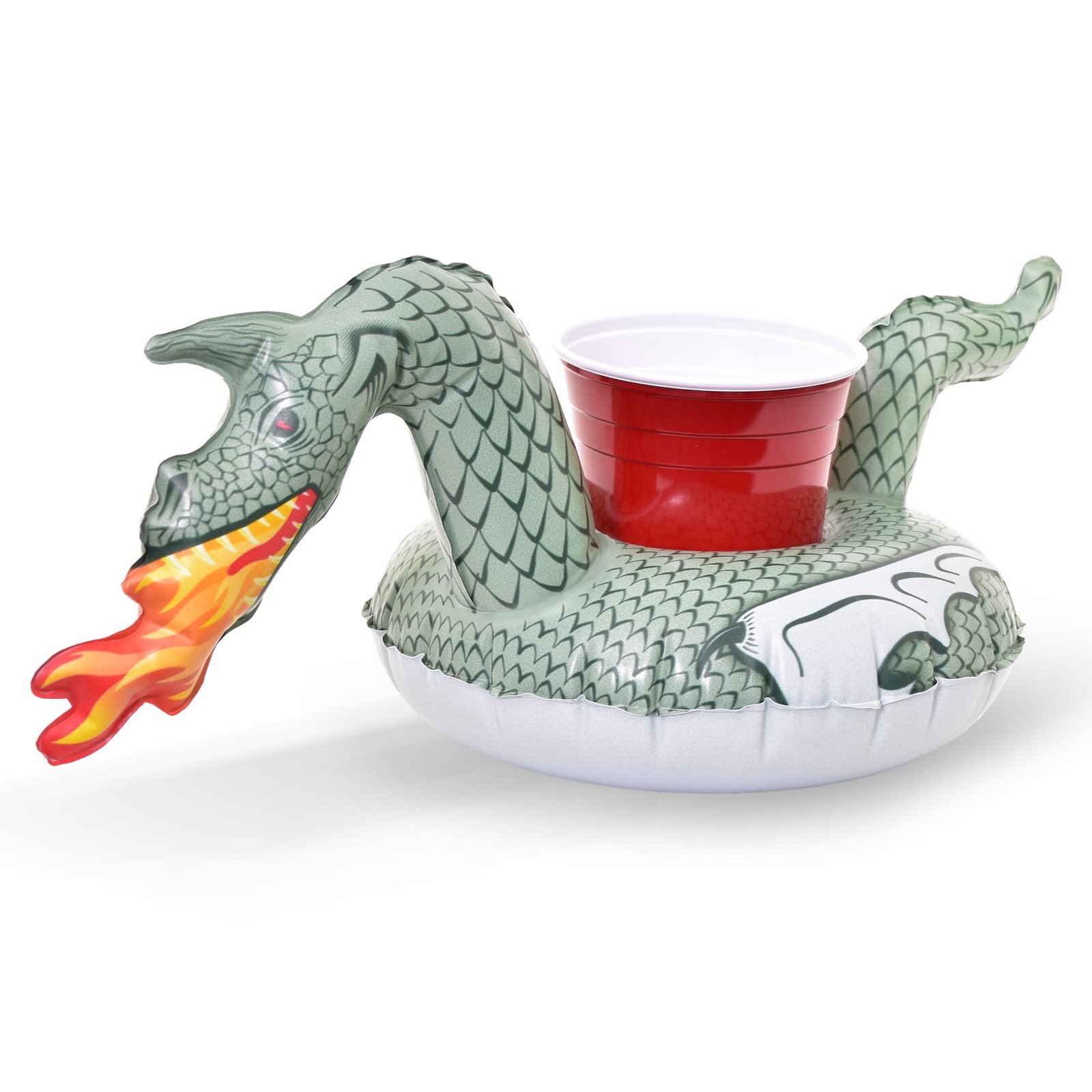 GoFloats Inflatable Drink Holders 3-Pack - Fire Dragon - Image 2