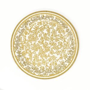 Gold Chinosierie Heavy Duty Paper Plates