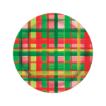 Holiday Plaid Heavy-duty Paper Plates