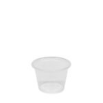 Plastic Portion Cups - 1oz Tall PP Portion Cups - Clear - 2,500 ct