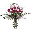 Floral Supply Online 10 5/8" Spring Garden Vase and Flower Guide Booklet- Decorative Glass Flower Vase for Floral Arrangements, Weddings, Home Decor or Office. (Clear) - Image 4